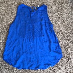 Blue tank top
